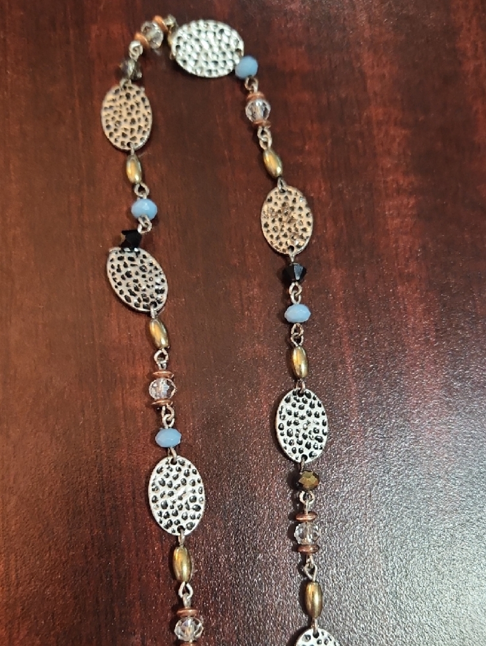 Turquoise and Bronze Boho Necklaces & Bracelet Lot - Picture 2 of 10